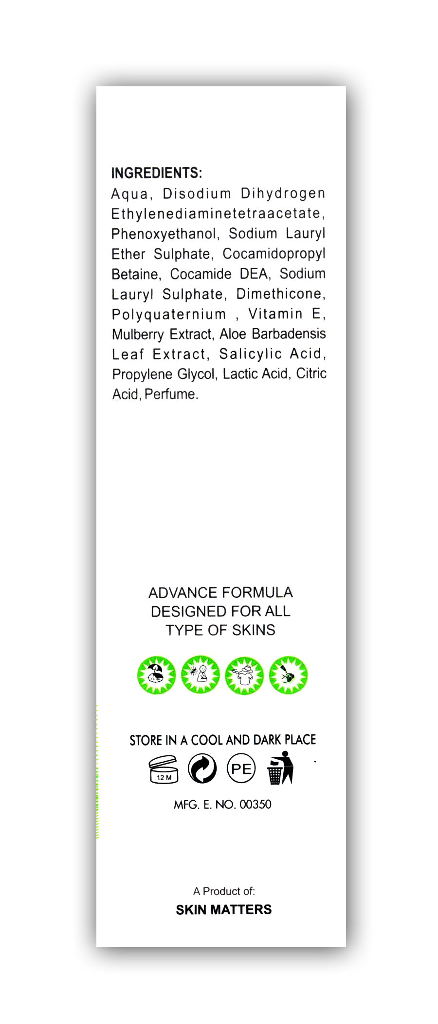 Acne-Free Skin Face wash